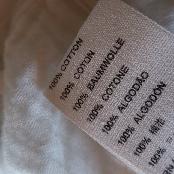 017 We the FREE PEOPLE Full Of Light Top White sz L Women's - Picture 9 of 10